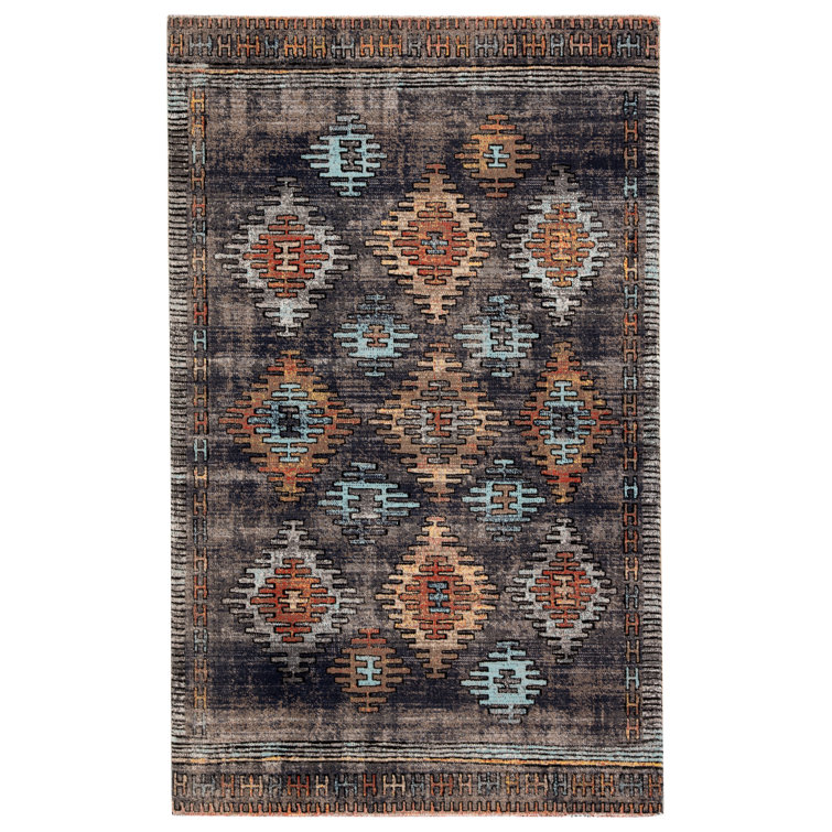 Fieldscape Blue/Orange/Yellow Indoor/Outdoor Rug & Reviews AllModern